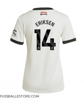 Günstige Manchester United Christian Eriksen #14 3rd trikot Damen 2024-25 Kurzarm